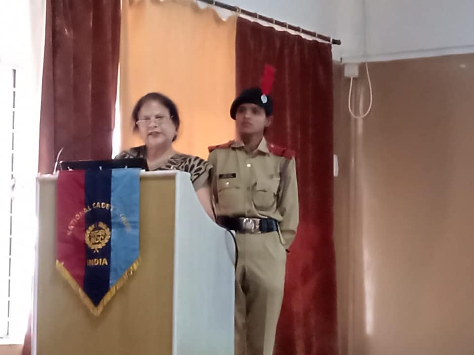 The NCC of our college took a wonderful initiative of organising a debate and quiz competition to enable our students to participate, speak and learn about such a large event.
