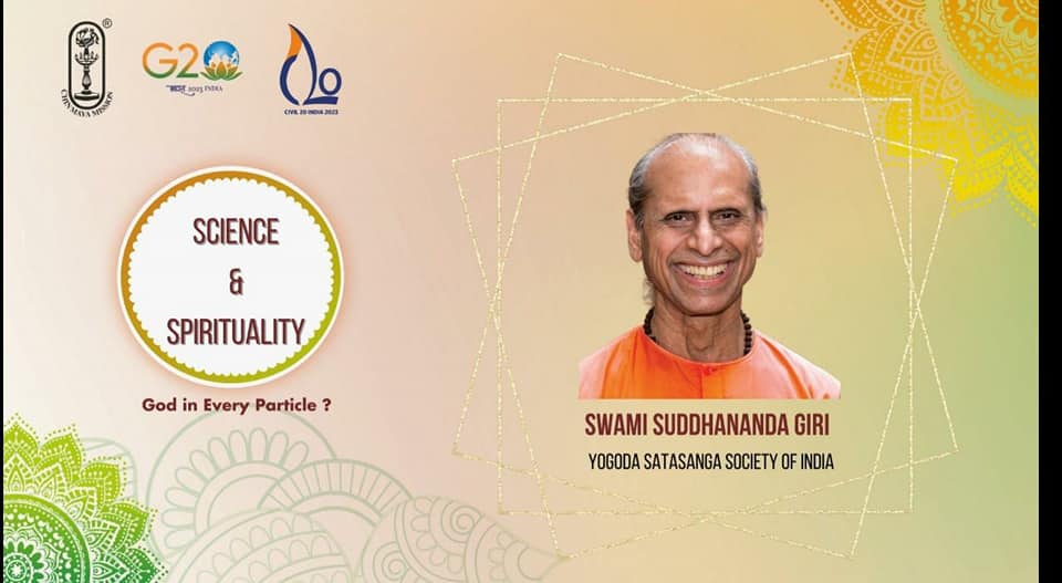 Our Chairman G. B.  Swami Sudhananada Giri Ji will be delivering a talk to the G20 delegates tomorrow at the G20 National Conference in Kolkata.