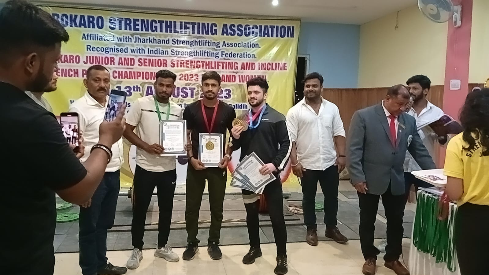 Ujjwal Kumar Singh,(Student ID: BCA2021SC056), emerged triumphant at the First Open Bokaro Strengthlifting and IBP Championship 2023. 