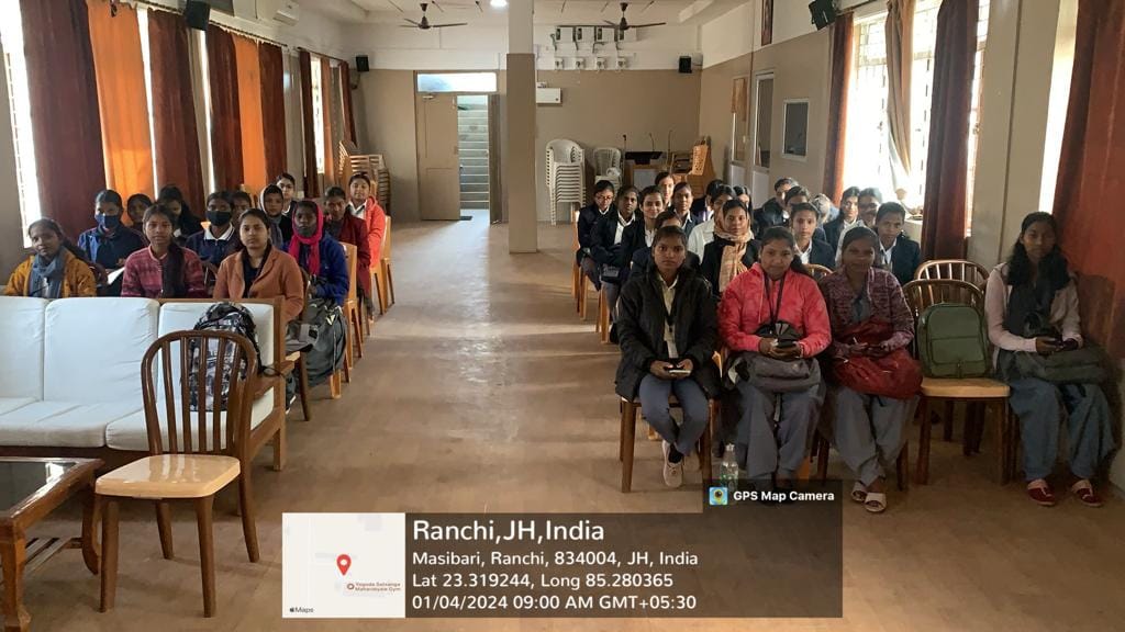 A 36-hour offline training session titled- Employability Skills Training Programme was organized in collaboration with Mahindra Pride Classroom for female student.