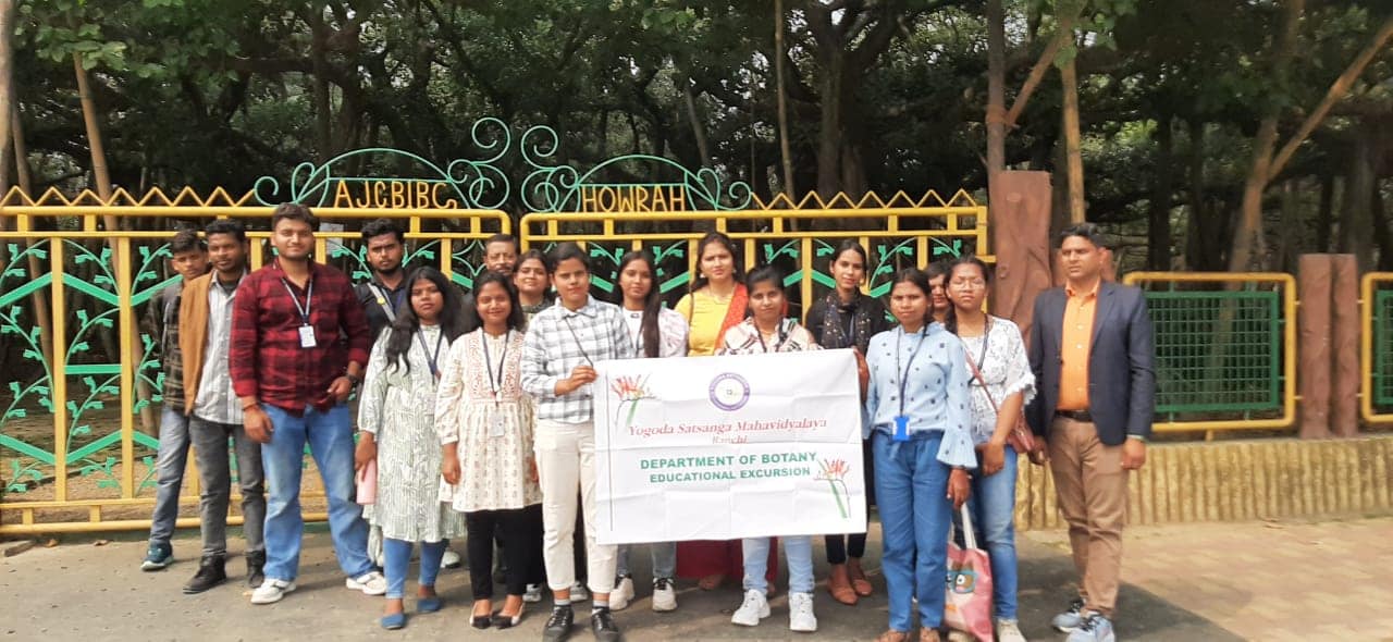 Educational Excursion to Kolkata by the Department of Botany, Yogoda Satsanga Mahavidyalaya