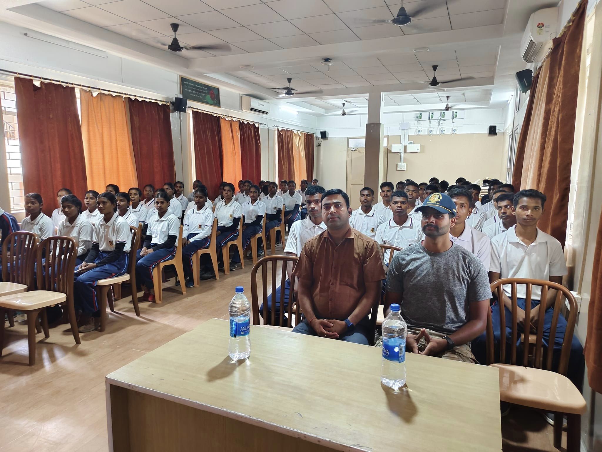 Career counseling was organized for NCC Cadets of YSM. Mr. Sunil Kumar informed the cadets about career possibilities in the fields of Adventure Training, Rock activities etc.