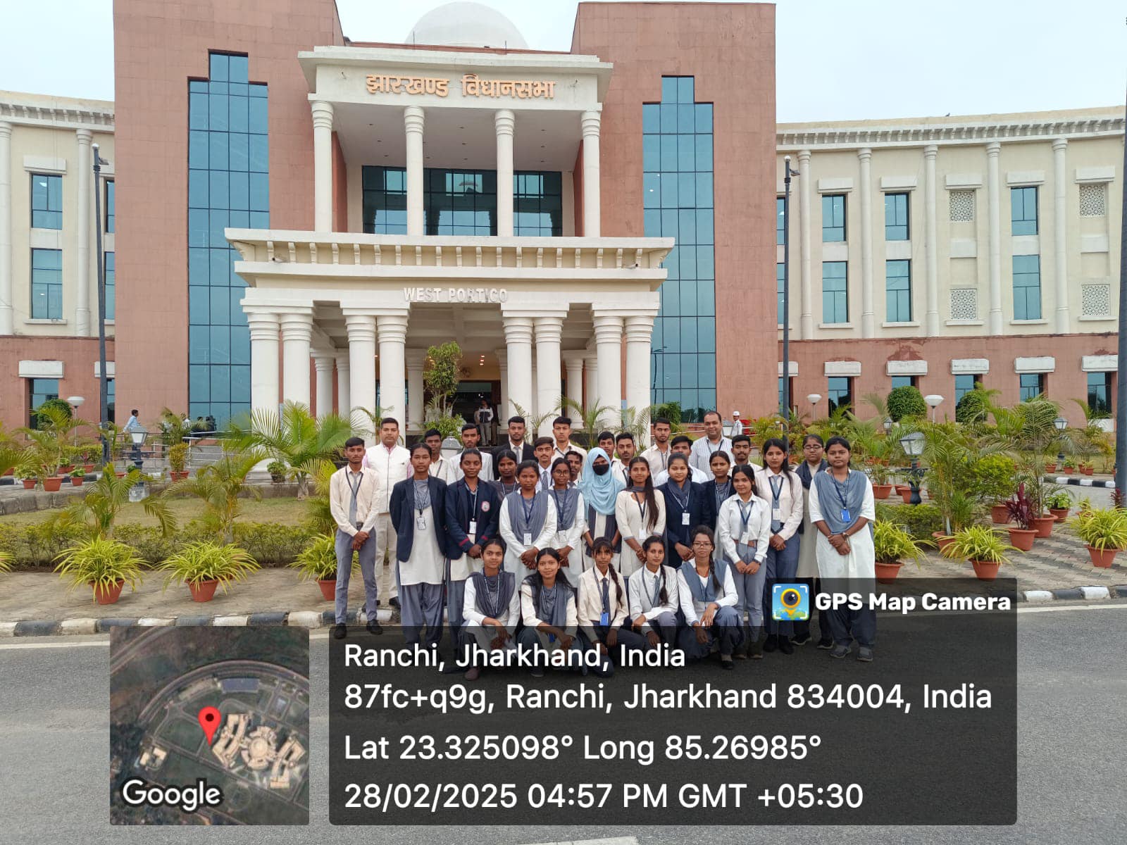 A group of 30 students from various semesters of the Department of Political Science,attended the 2025 Budget Session of the Jharkhand Vidhan Sabha.