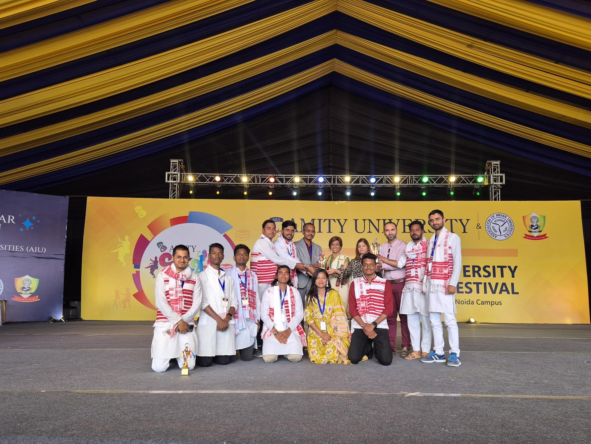 YSM Students Shine at 38th AIU Inter-University National Youth Festival 2024-25.Inter-University National Youth Festival