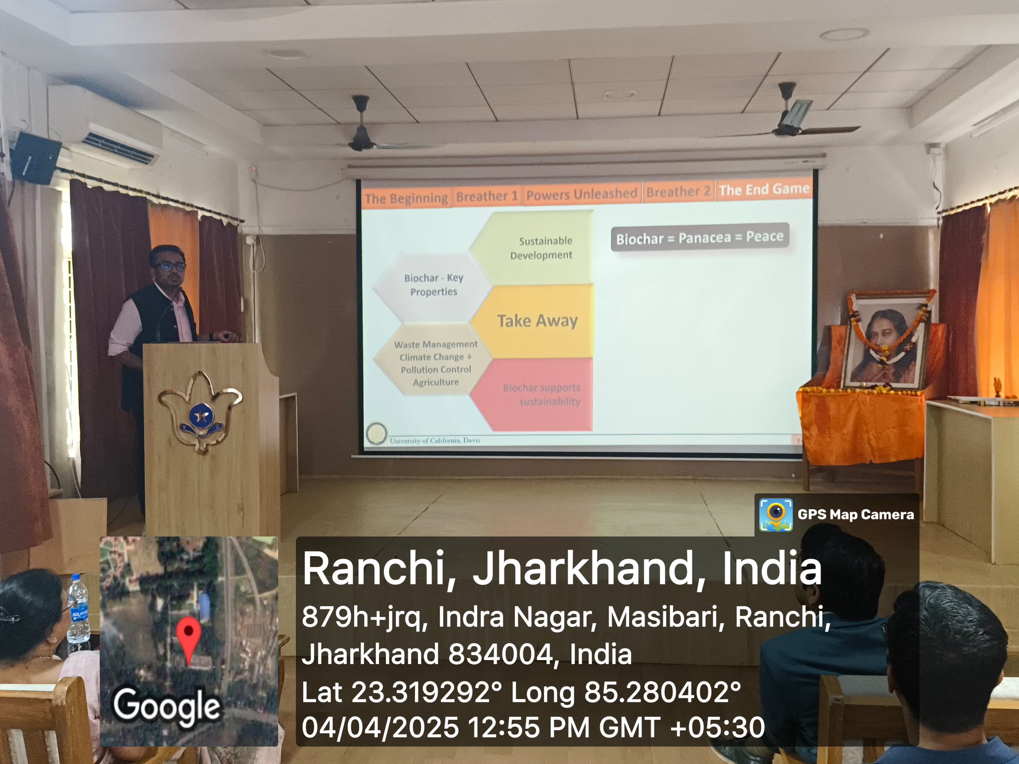 Department of Zoology organized Expert Talk on *Environmental Sustainability, Career Pathways, and Navigating Changes.* by Dr. Abhishek Kumar, Post-doctoral Scientist, Department of Land, Air, and Water Resources, University of California, Davis, USA.