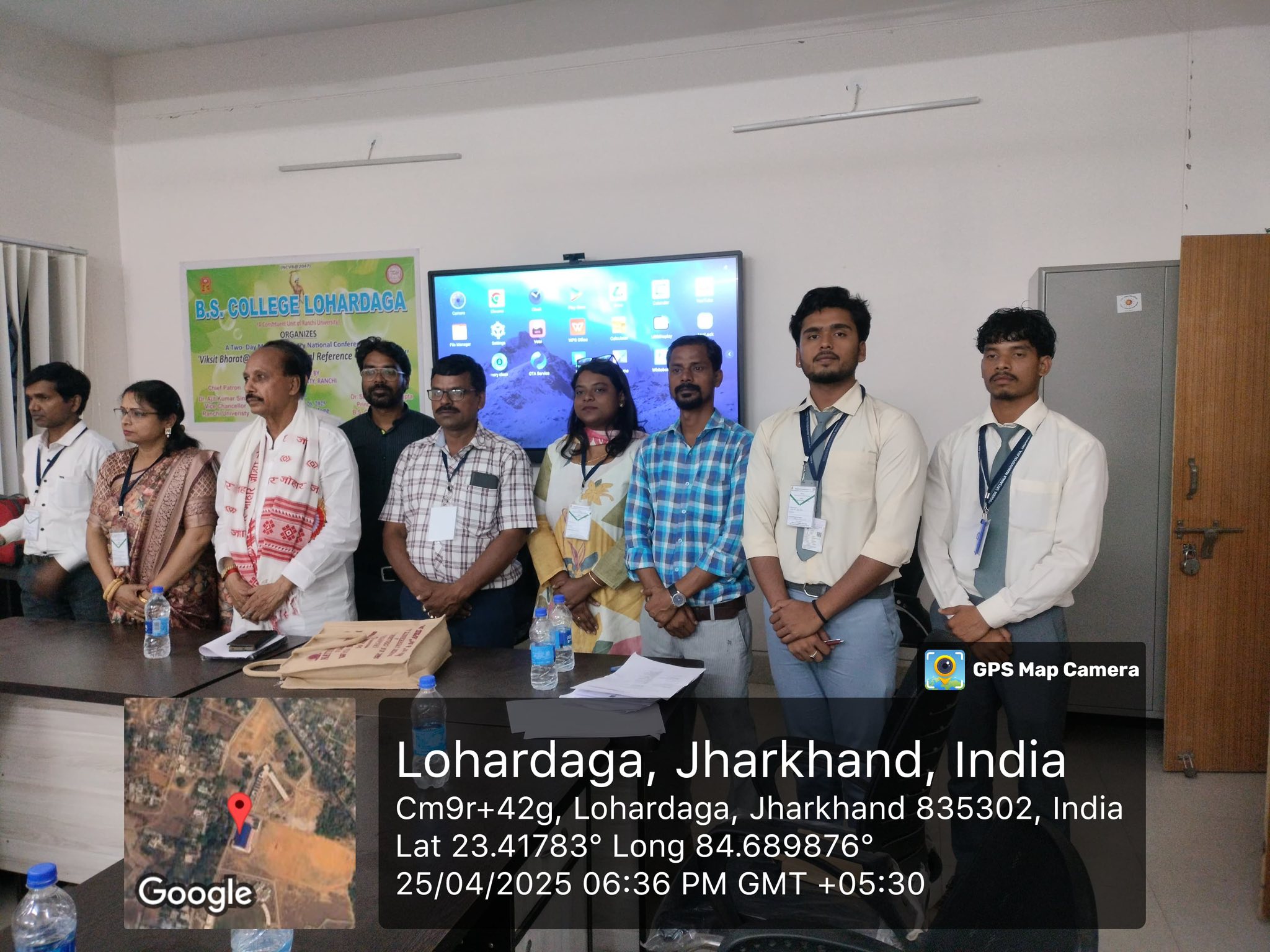 Students of the Botany Department actively participated in the National Conference on *Viksit Bharat @2047 with Special Reference to Jharkhand*