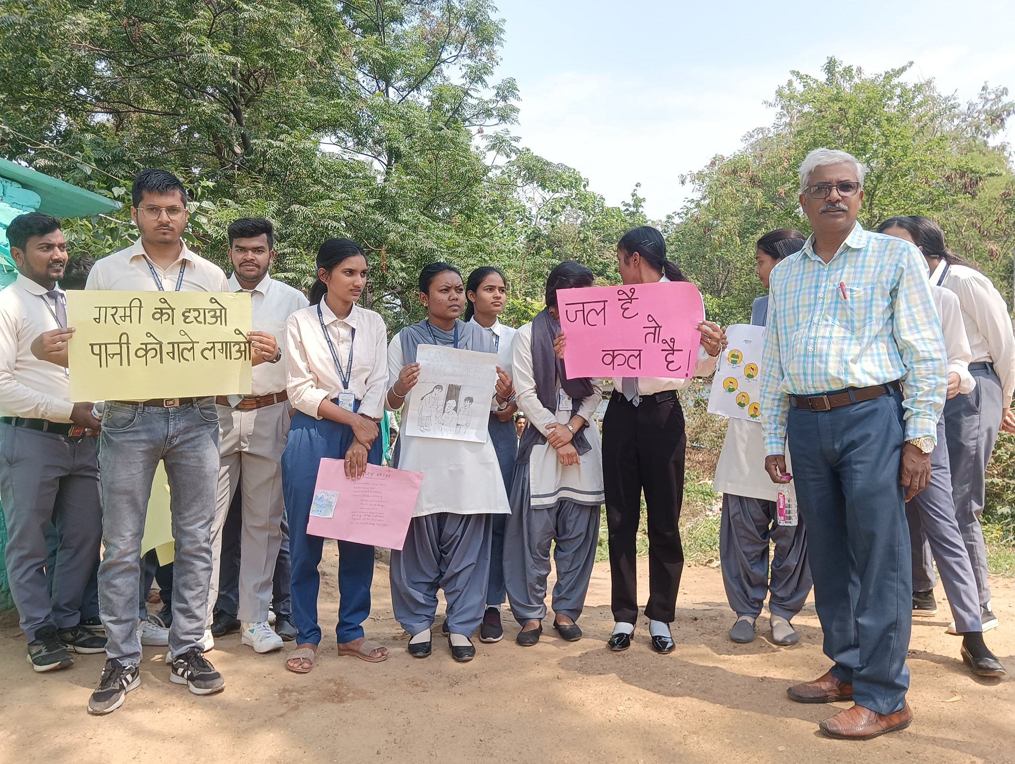 NSS Unit II Spreads Awareness on Sun Stroke and Water Conservation in Tangratoli