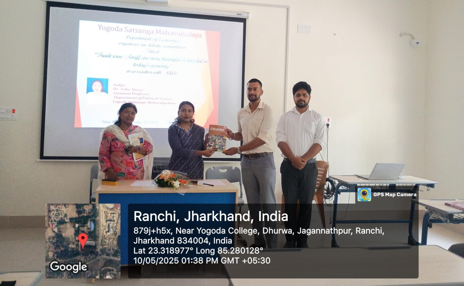 On May 10, 2025, the Department of Economics, in collaboration with IQAC organized a debate competition. The topic of the debate was *Trade War: Tariffs – More Harmful or Helpful in Today’s Economy.*