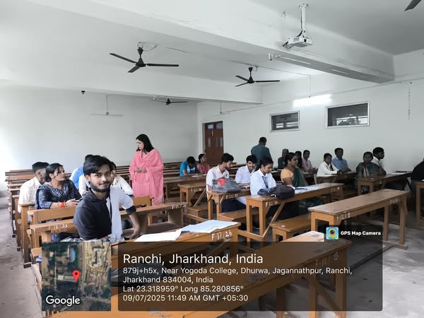 The Department of English organized a Parents–Teachers Interaction, which witnessed active participation from parents and guardians of 46 students across three semesters. Despite challenging weather conditions.