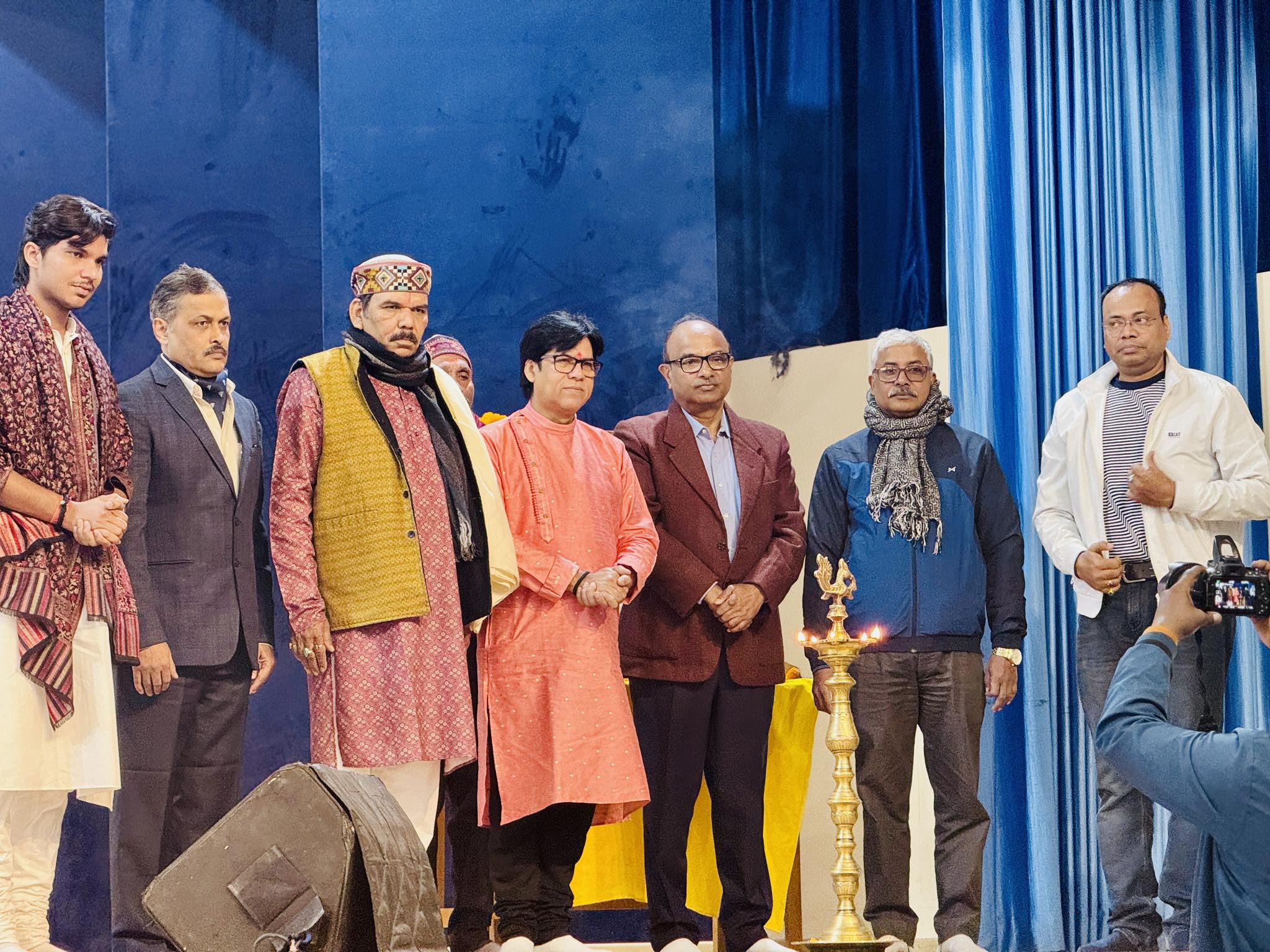 A classical music program was organized in the Yogoda Satsanga Mahavidyalaua by SPIC MACAY.