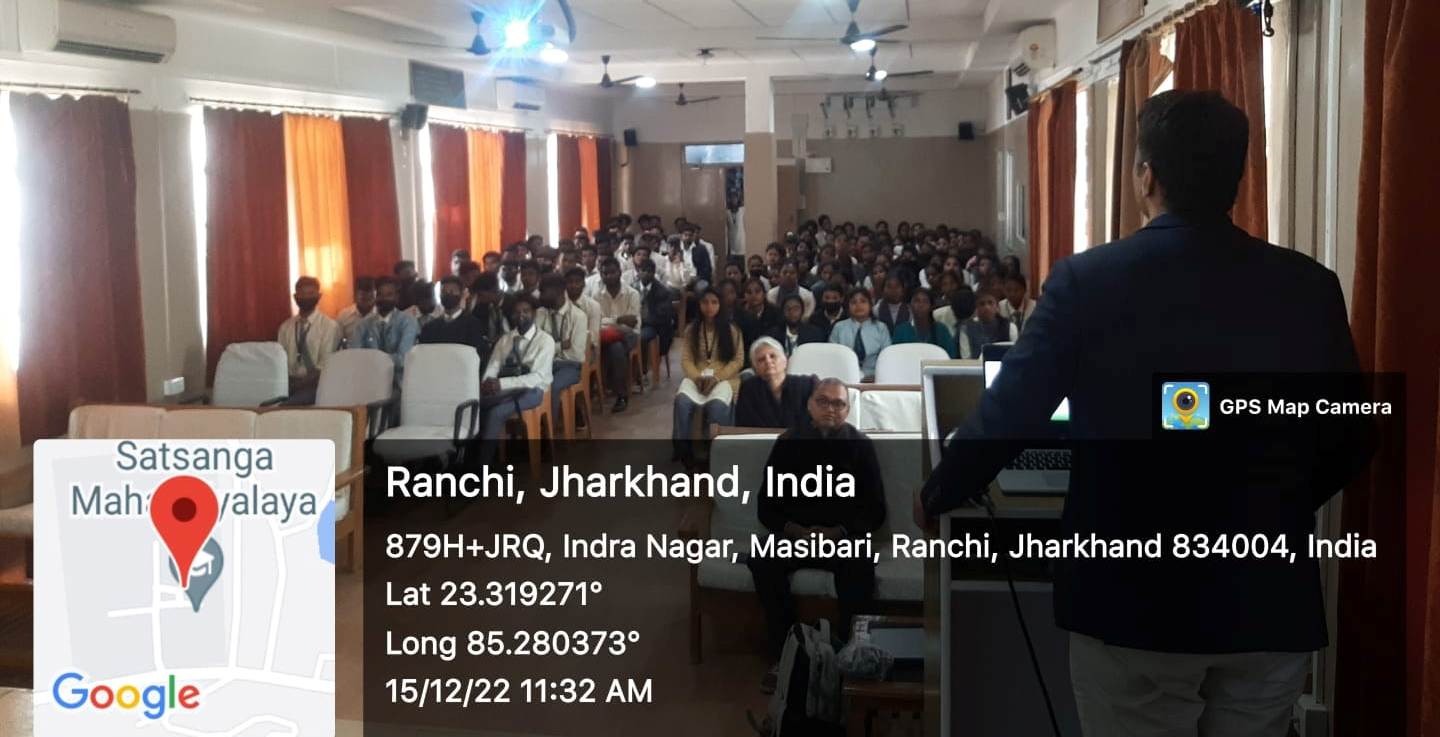 Yogoda Satsanga Mahavidyalya organized an interactive session on Climate Change and Solid Waste Management on December 15 2022.