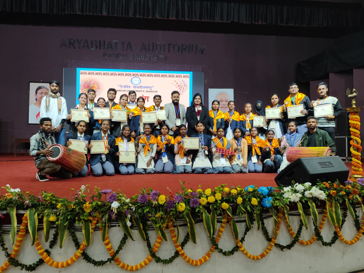 YSM made a remarkable contribution to the Youth Festival organized by Ranchi University. Out of 20 participating colleges, our college emerged as the overall champion, securing the highest number of prizes. 